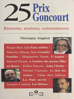 cover image of 25 prix Goncourt
